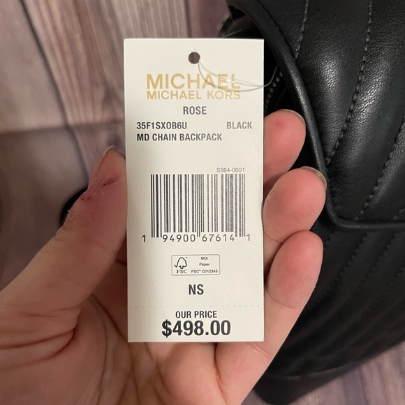 Michael Kors Backpack & Wallet Black - Picture 7 of 10